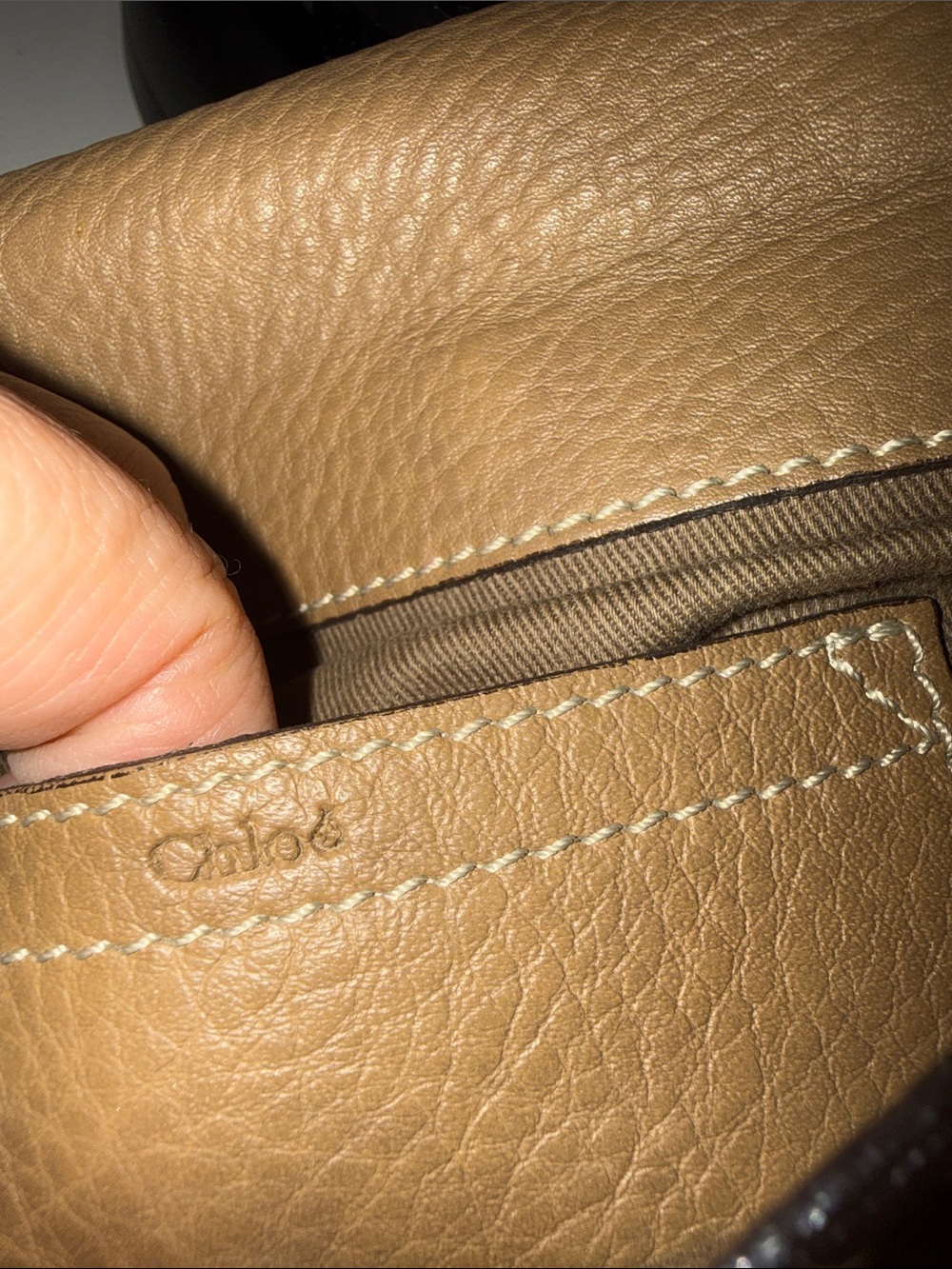 Chloe soft leather Small Saddle Bag in Brown - Picture 8 of 10